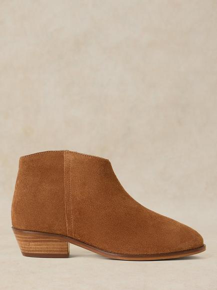 White Stuff Wide Fit Suede Ankle Boots, Tan, Tan