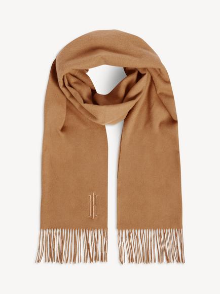 Hobbs Emery Wool Scarf, Beige
