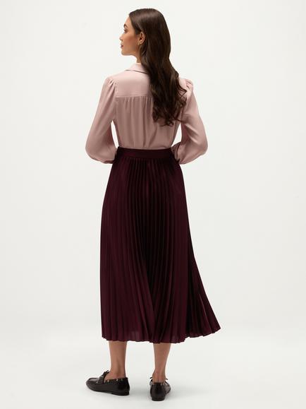 Hobbs Amoura Pleated Skirt, Purple - view 2, Purple