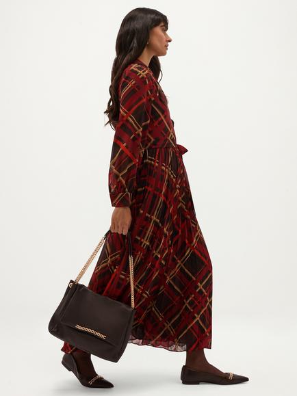 Hobbs Bayley Leather Cross Body Bag, Brown - view 2, Brown