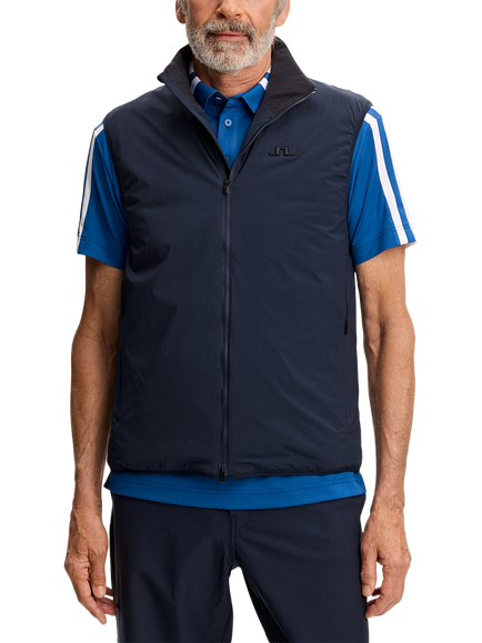 J.Lindeberg Golf Clinton Padded Vest,, Navy