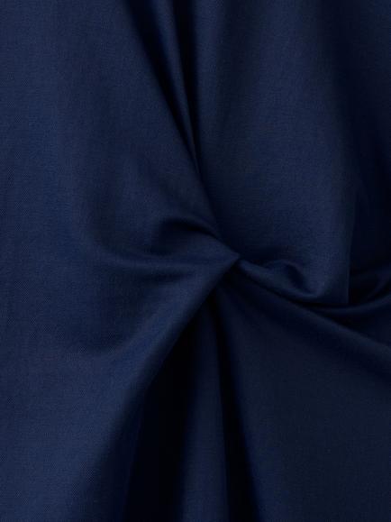 Mango Front Knot Detail Midi Dress, Navy - view 2, Navy