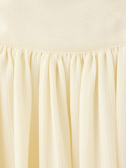 Mango High Neck Balloon Sleeve Blouse, Off White - view 2, Off White