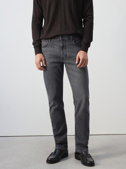 Mango Patrick Slim Fit Jeans, Grey