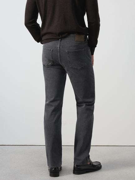 Mango Patrick Slim Fit Jeans - view 2, Grey