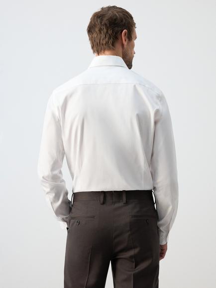 Mango Cotton Regular Fit Shirt, White - view 2, White