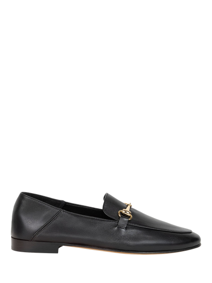 Bobbies Jill Leather Horsebit Loafers, Passion Black, Passion Black