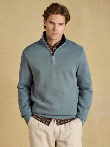 Joules Alistair Cotton Jumper, Blue, Blue