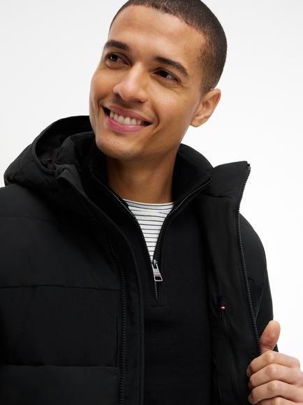 Tommy Hilfiger Hooded Puffer, Black - view 2, Black