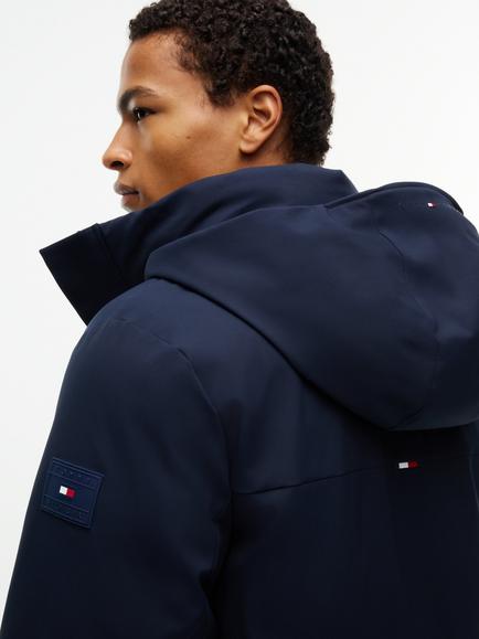 Tommy Hilfiger Hooded Padded Jacket - view 2, Navy