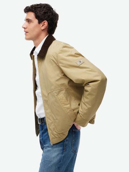 Tommy Hilfiger Plus Padded Ivy Harrington Jacket, Light Brown - view 2, Light Brown