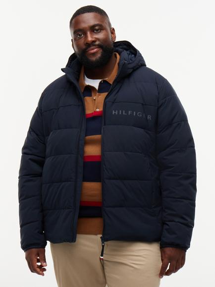 Tommy Hilfiger Regular Fit Hooded Puffer Jacket, Navy, Navy