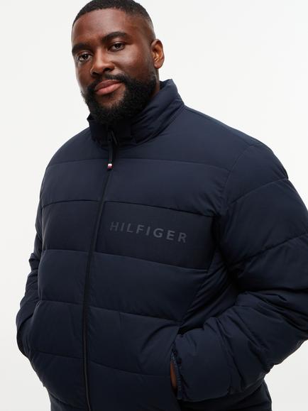 Tommy Hilfiger Regular Fit Hooded Puffer Jacket, Navy - view 2, Navy