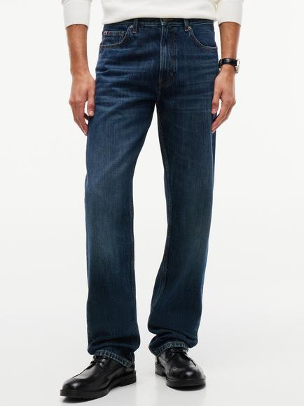 Tommy Hilfiger Regenerative Cotton Rich Straight Fit Jeans, Dark Blue, Dark Blue