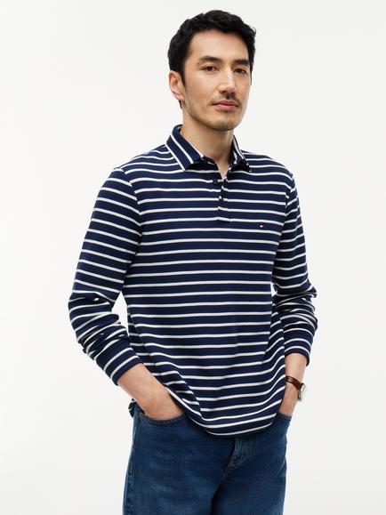 Tommy Hilfiger Waffle Regenerative Cotton Rich Polo Shirt, Multi, Multi