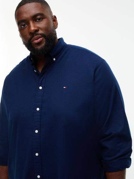 Tommy Hilfiger Twill Flannel Shirt - view 2, Navy