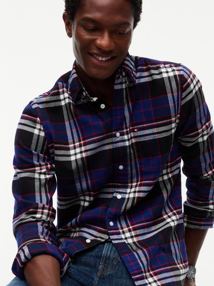 Tommy Hilfiger Tartan Check Flannel Shirt - view 2, Multi
