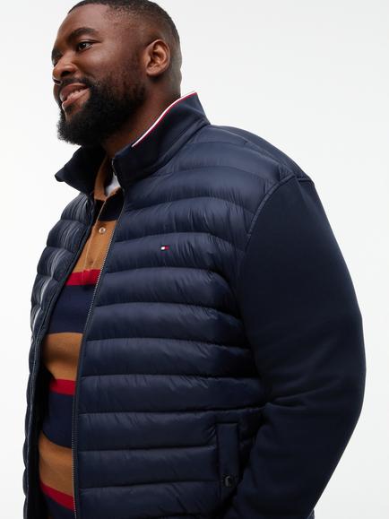 Tommy Hilfiger Plus Collection Textured Jacket, Navy - view 2, Navy
