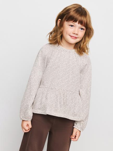 Mango Baby Dots Blouse, Off White, Off White