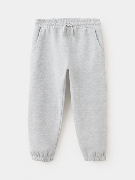 Mango Kids' Joggers, Light Grey Melange, Light Grey Melange