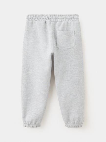 Mango Kids' Joggers, Light Grey Melange - view 2, Light Grey Melange