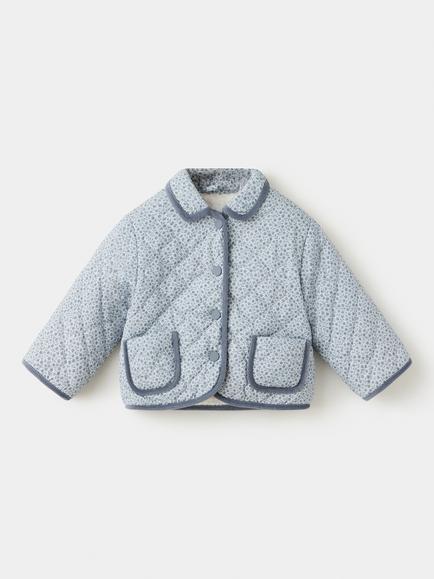 Mango Baby Berlin Quilted Jacket, Blue, Blue