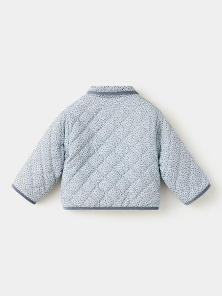 Mango Baby Berlin Quilted Jacket, Blue - view 2, Blue