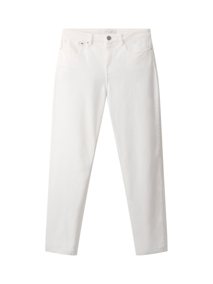 The White Company Brompton Slim Leg Jeans, White, White