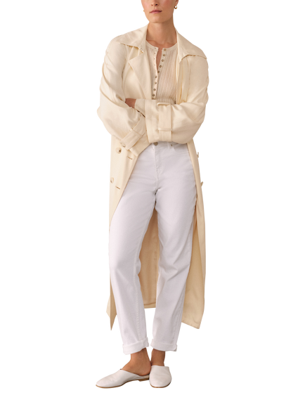 The White Company Brompton Slim Leg Jeans, White - view 2, White