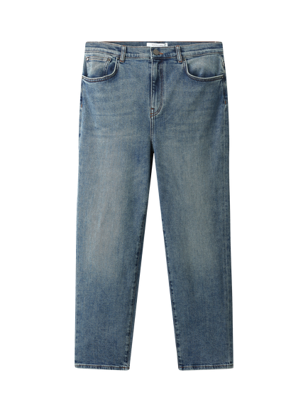The White Company Marlow Mid Rise Straight Leg Ankle Jeans, Mid Blue, Mid Blue
