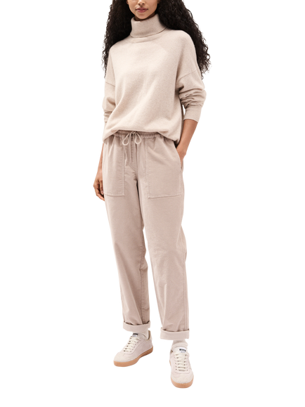 The White Company Relaxed Corduroy Joggers, Dusty Taupe - view 2, Dusty Taupe