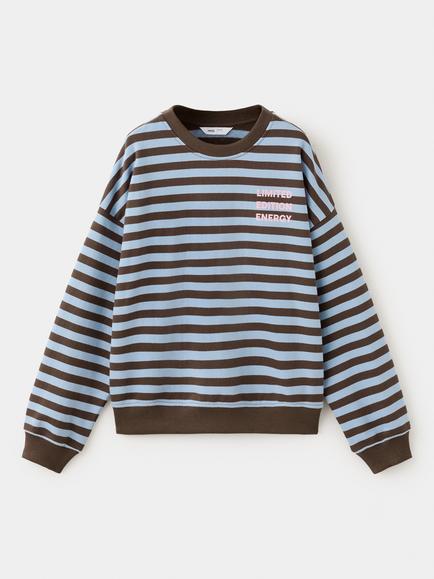 Mango Kids' Social Battery Jumper, Brown, Brown