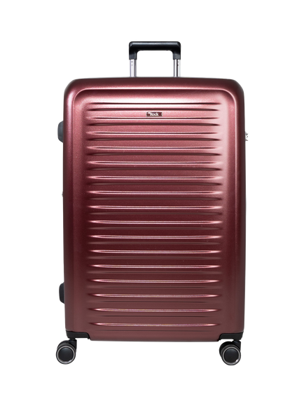 Rock Legacy 3-Piece 8-Wheel Suitcase Set - view 2, Burgundy