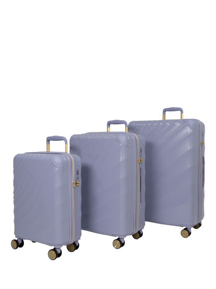 Rock Sahara 3-Piece Suitcase Set, Lilac, Lilac