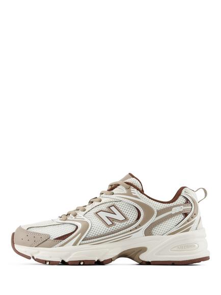 New Balance 530 Lace-Up Trainers, Sea Salt/Driftwood - view 2, Sea Salt/Driftwood