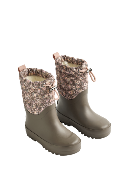 WHEAT Kids' Thermo Snow Boots, Dry Wood/Multi - view 2, Dry Wood/Multi