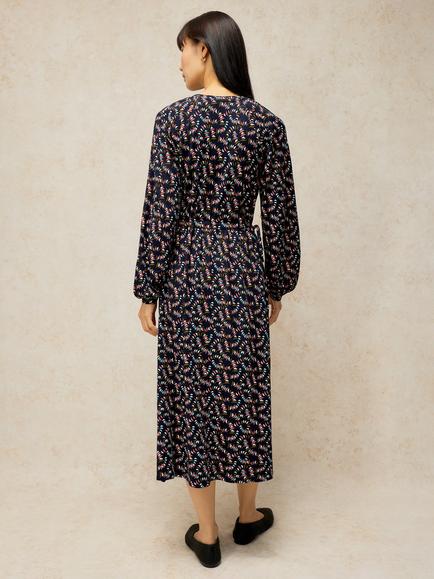 White Stuff Harper Dress, Navy/Multi - view 2, Navy/Multi