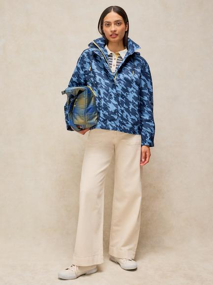 White Stuff Beth Camoflauge Hooded Jacket, Navy/Multi, Navy/Multi
