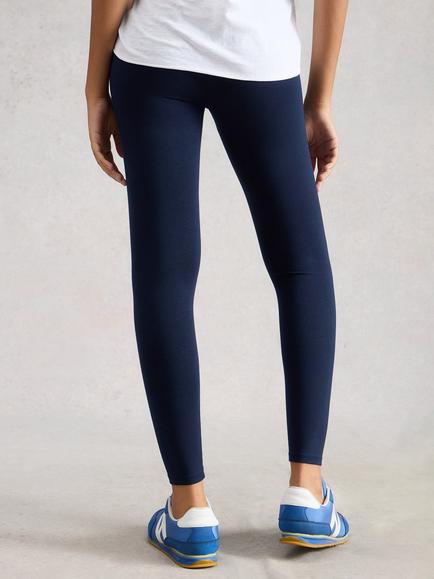 White Stuff Margot Leggings containing TENCEL™ Modal, Dark Navy - view 2, Dark Navy