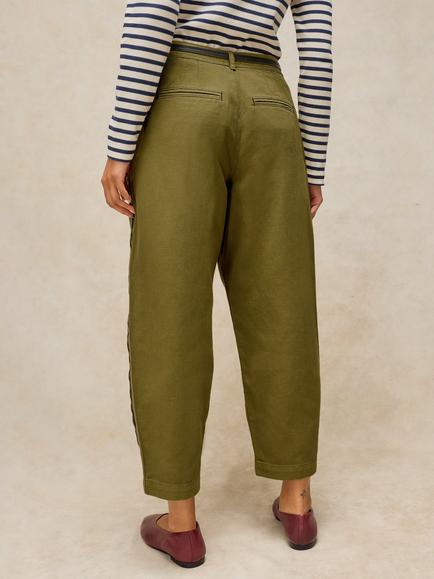 White Stuff Adeline Trousers - view 2, Khaki