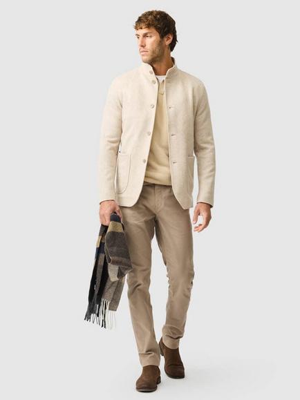 Rodd & Gunn Alfredton Wool Rich Unlined Blazer, Sand - view 2, Sand