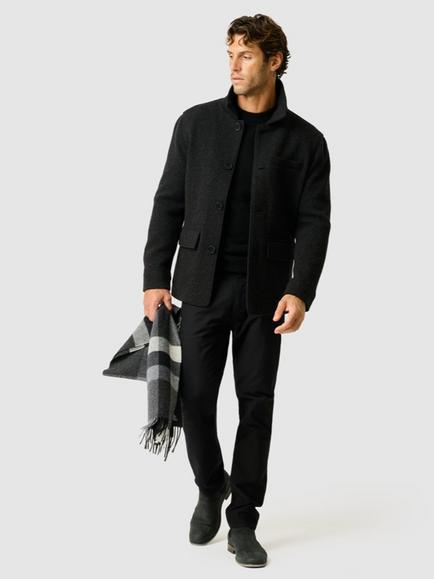 Rodd & Gunn Wave Point Wool Rich Jacket, Ash - view 2, Ash