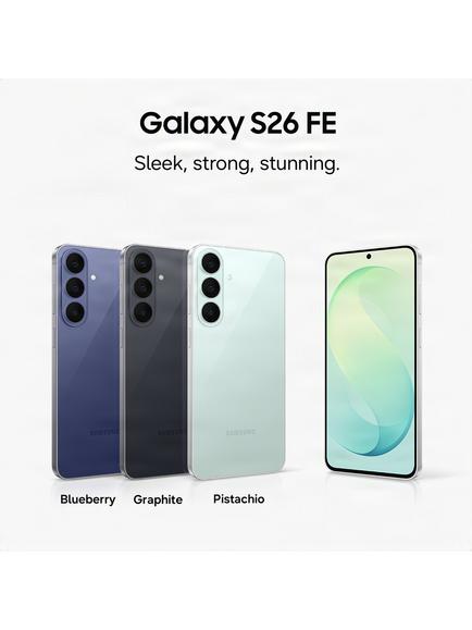 Samsung Galaxy S26 FE Smartphone, 8GB RAM, 6.7”, Galaxy AI, 5G, SIM Free - view 2, Pistachio