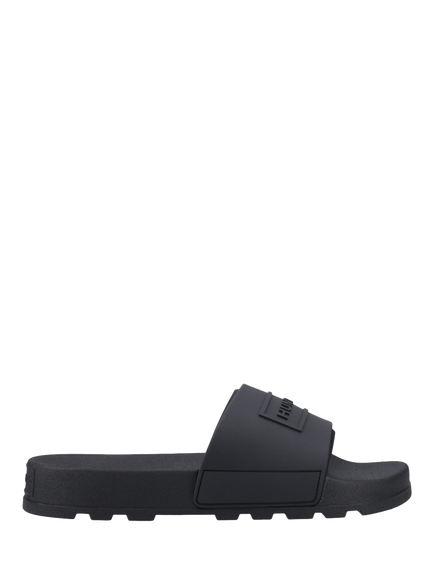 Hunter Core Embossed Sliders, Black, Black