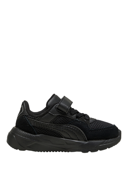PUMA Kids' Trinity 2 Mesh Trainers, Puma Black-silver
