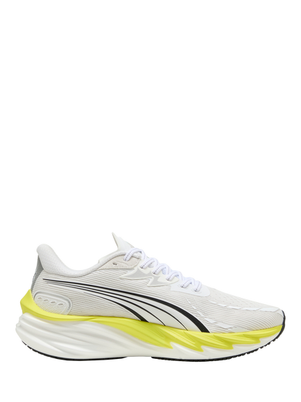 PUMA Velocity NITRO 4 Men's Running Shoes, Puma White-lux Lime