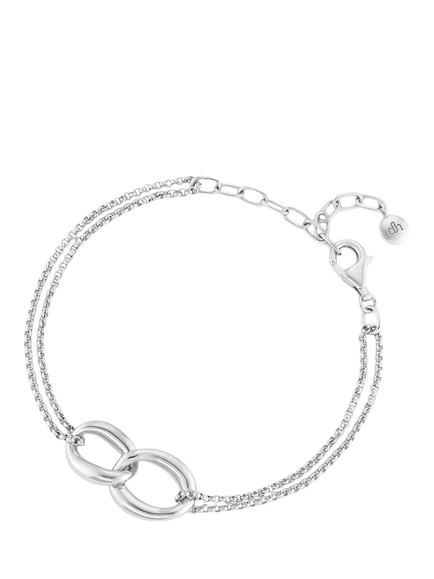 Dinny Hall Wave Link Bracelet, Gold, Silver
