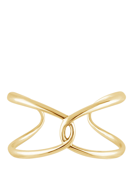 Dinny Hall Twist Cuff Bracelet, Gold