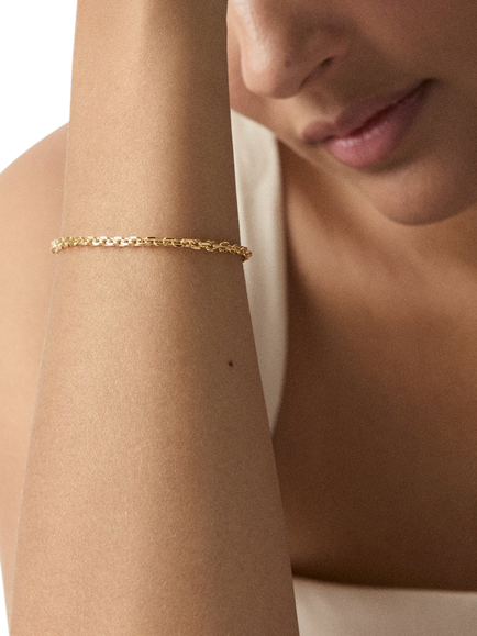 Dinny Hall Signature Chunky Chain Bracelet, Gold - view 2, Gold