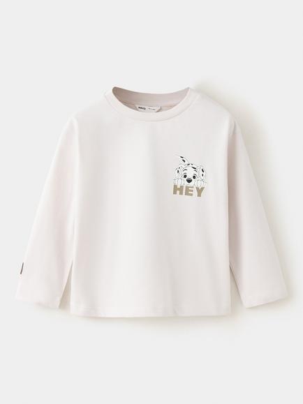 Mango Kids' Camiseta Long Sleeve T-Shirt, Ice, Ice
